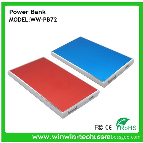 Mini Portable High Quality 2200mAh Metal Mobile Charge